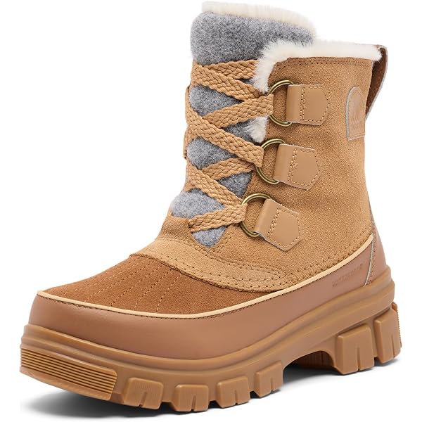 NIB Muck Boot Company Liberty Alpine Lace Supreme Tan  NEW MUCK women\'s alpine waterproof suede rainboot in tan display picture 1