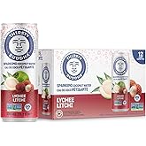 THIRSTY BUDDHA Sparkling Coconut Water with Lychee, No Added Sugar, Pure Coco Drink, Natural Fruit Flavour, Electrolyte & Nut