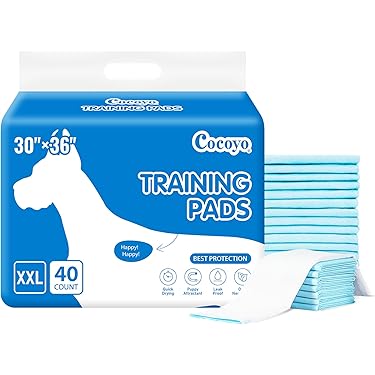 Pañales Perro Almohadillas De Entrenamiento Para Cachorros (XL 28 X 34 Pulgadas), 30 Pañal Perro