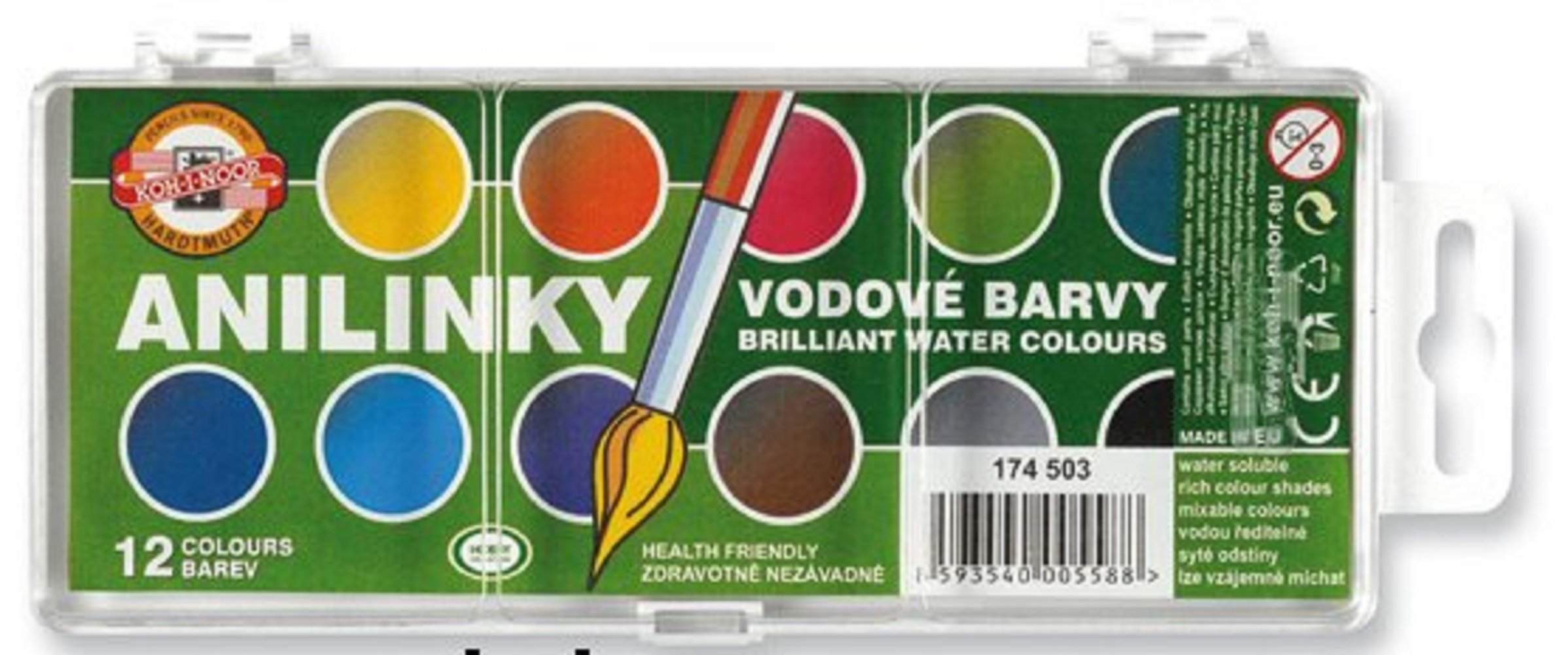 KOH - I - NOOR Anilinky 12 Colour, XKC174503