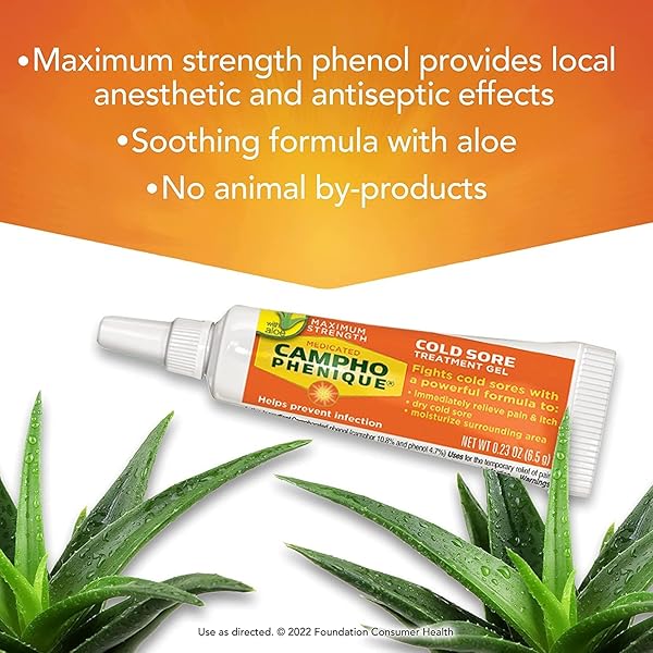 CAMPHO-PHENIQUE ORIGINAL COLD SORE TREATMENT GEL FORMULA – 0.23 OZ