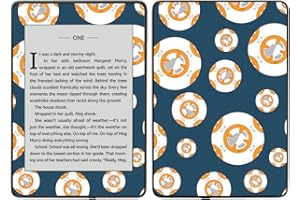 MIGHTY SKINS MightySkins Skin Compatible with Amazon Kindle Paperwhite 2018 (Waterproof Model) - Mini Galaxy Bots | Protective, Durable, and Unique Vinyl Decal wrap Cover | Easy to Apply, Remove| Made in The USA