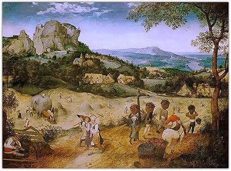 Amazon 干し草作りポスターpieter Bruegelクラシック壁アートパネル村の生活風景キャンバス絵画インテリア有名なリアリズム版画田舎風景 写真リビング部屋家の装飾 ウォールステッカー オンライン通販