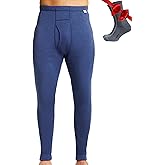 Merino Wool Base Layer Mens Bottom Pants 100% Merino Wool Heavyweight, Midweight, Lite Thermal Underwear Long Johns and Socks