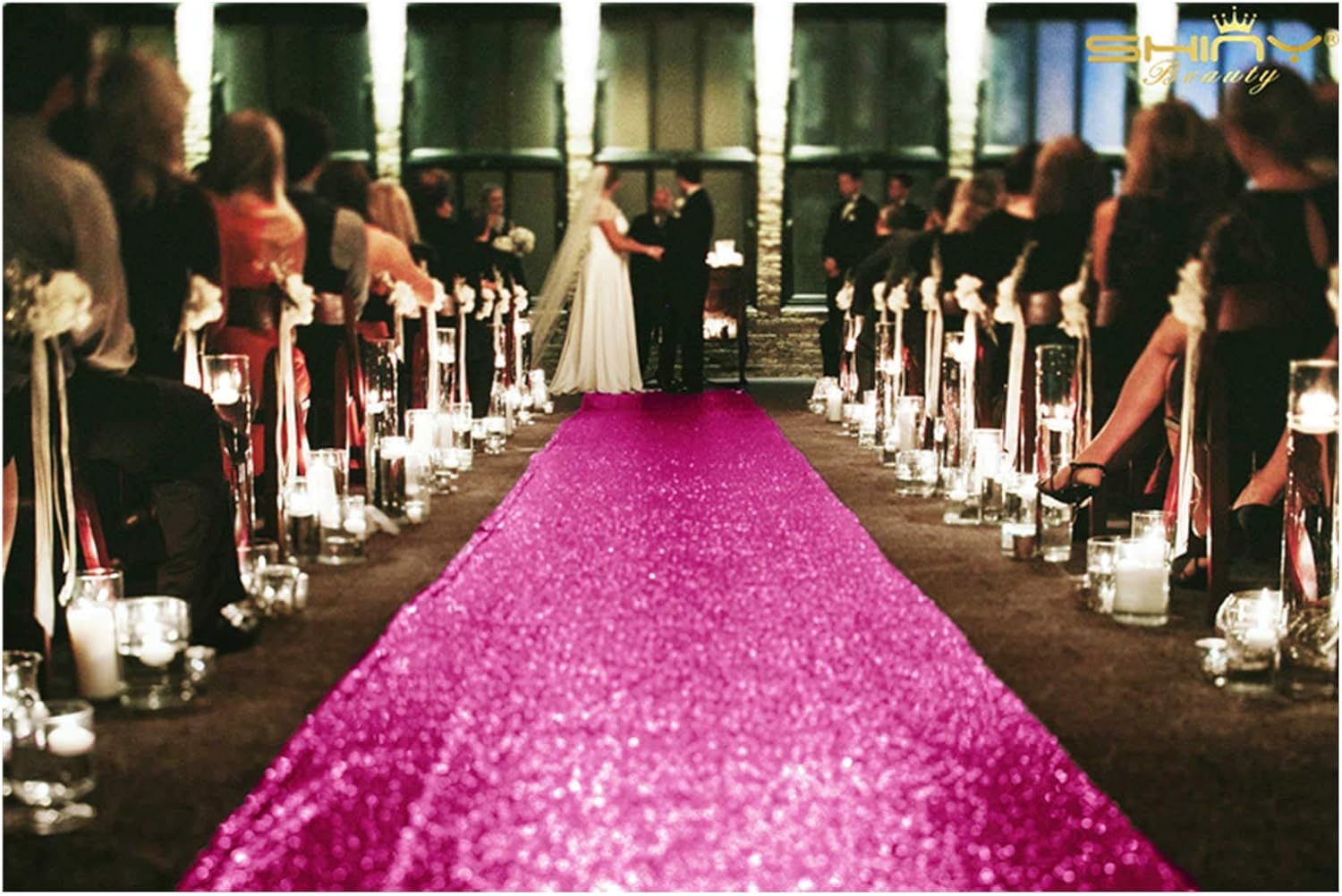 Best hot pink carpet aisle runner