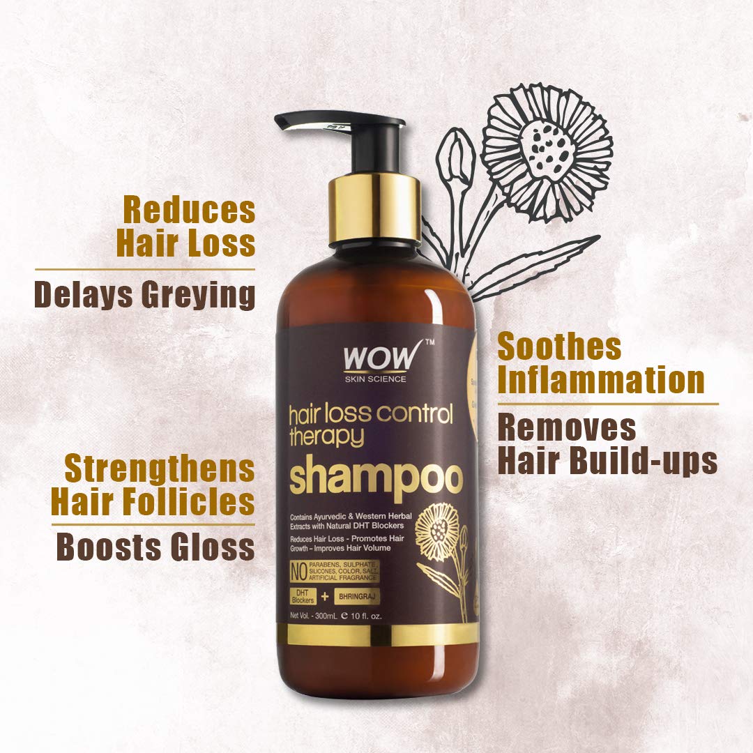 Buy Wow Skin Science Hair Loss Control Therapy Shampoo Contains