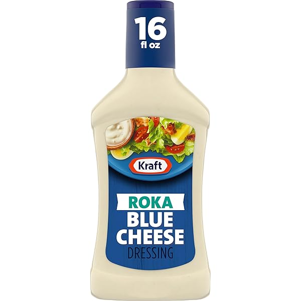 KRAFT ROKA BLUE CHEESE DRESSING, 16 FL OZ BOTTLE