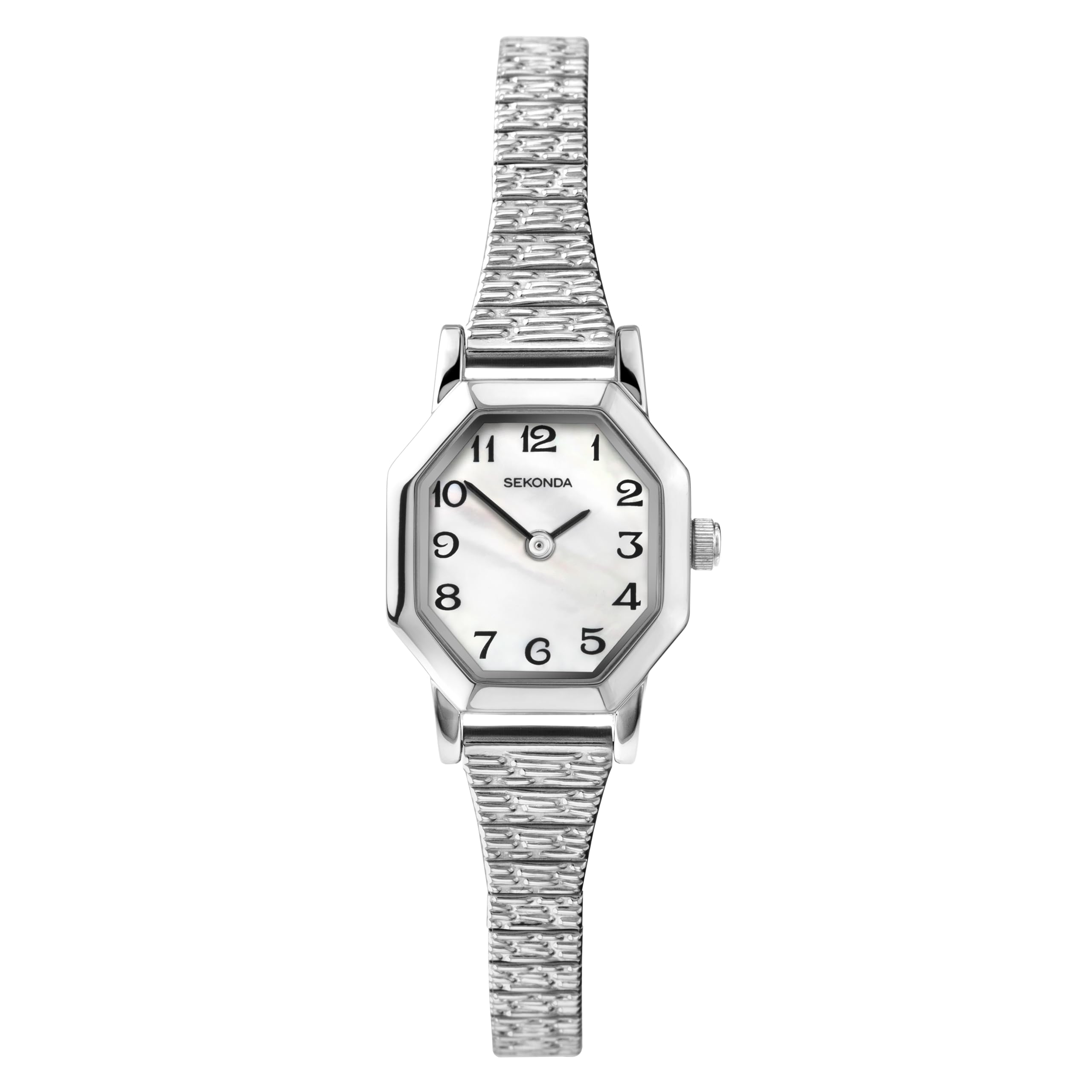 SEKONDA Women's Quartz Watch with Mother Of Pearl Dial Analogue Display and Silver Stainless Steel Bracelet 4623.2700000000004