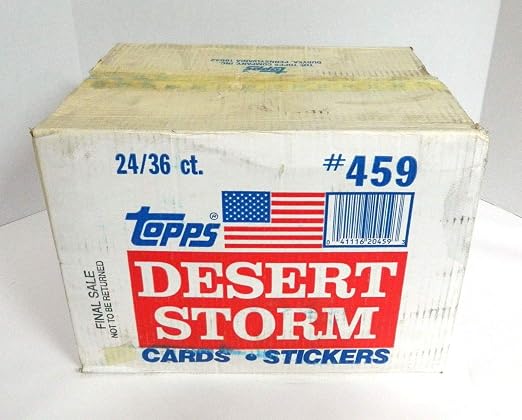 Amazon 1991 Topps Desert Storm Coalition For Peace Series 1 