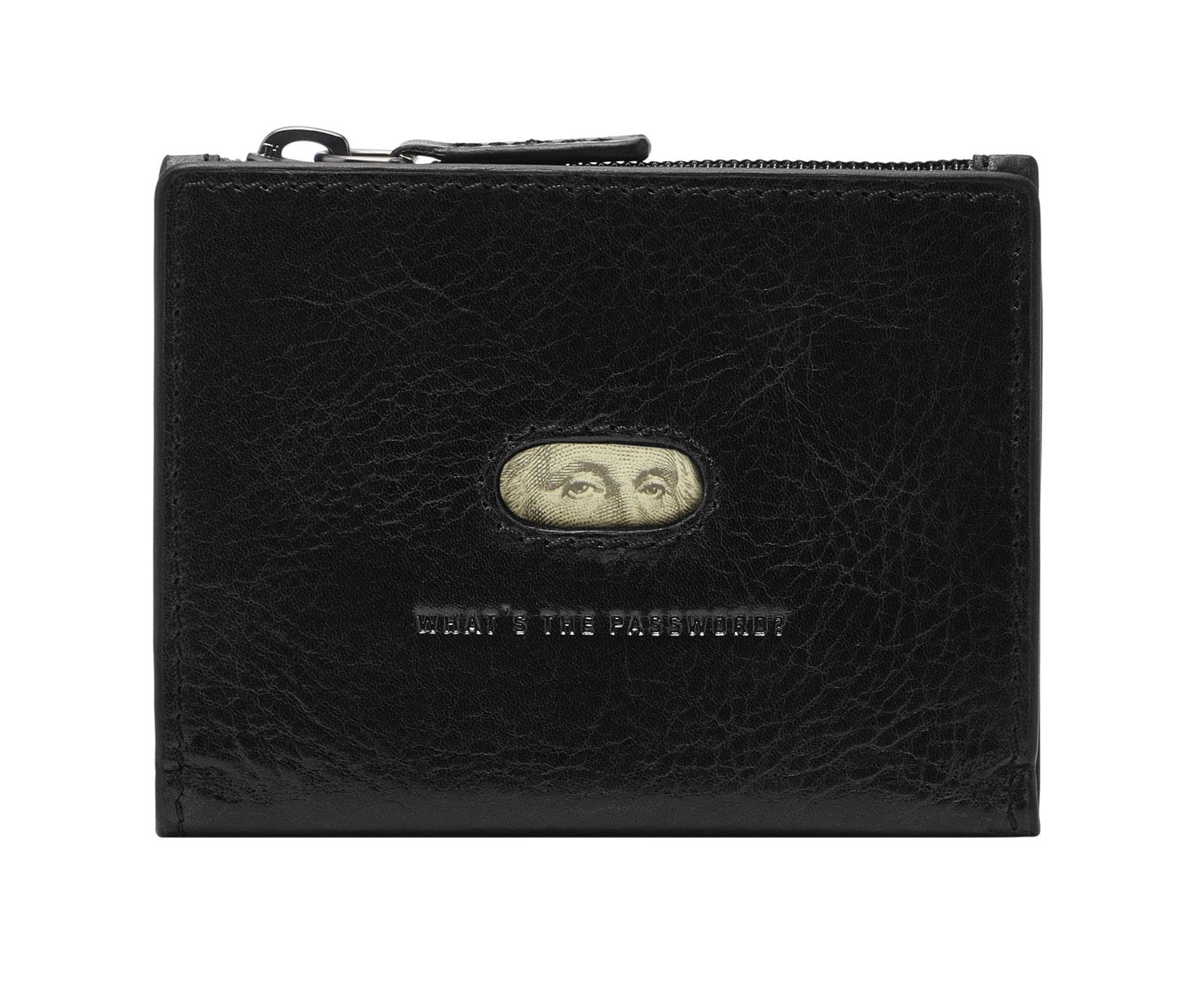 Fossil Wallet for Men Andrew, Eco Leather Card Case black 10.8 cm L x 1.0 cm W x 8.3 cm H ML4394001