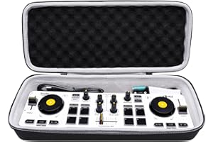 XANAD Hard Case for Hercules DJ Control Mix 2/1 or Hercules DJ DJControl Starlight Pocket USB DJ Controller - Carrying Storage Bag