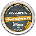 Groomarang Moustache & Beard Wax Extra Strong Original 100% Natural Hair Care Organic & Vegan 30ml
