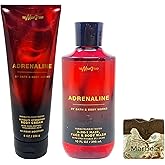 Bath & Body Works Adrenaline - Body Cream and Body Wash with a Cabin Spice Soap
