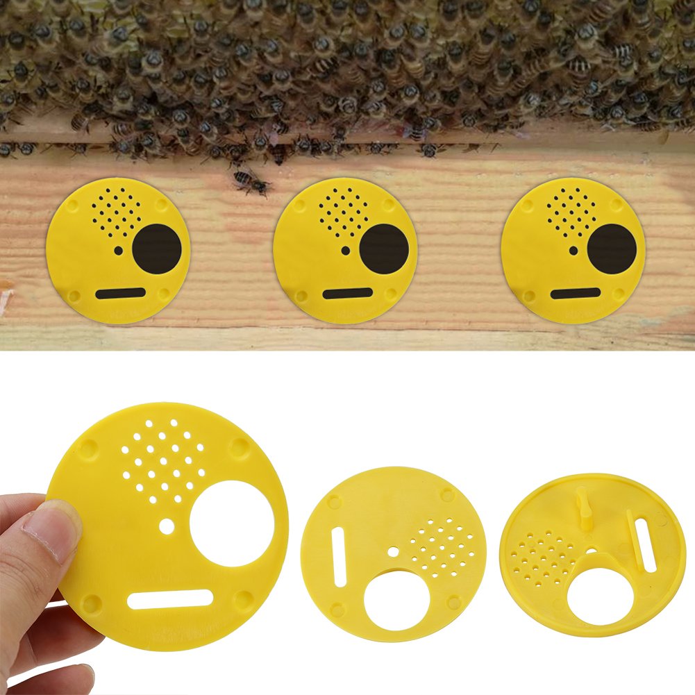 12 pezzi//set Bee Entrance Gates Plastic Beehive Nuc Box Entrance Gates Attrezzature per apicoltura Prodotti speciali per lapicoltura Beehive Entrance