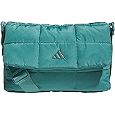 adidas Unisex Quilted Crossbody Bag – Soft Cushioned Puffer Purse, Foldover