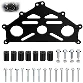 LS Engine Stand Adapter Plate Billet Aluminum LS Engine Safe Stand Adapter | Compatible with Chevy Small Block, Big Block and LS LT Engines,LS1 Duramax BBC SBC LS Heavy Duty Engine Stand Lift Plate