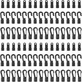 DEELEDM 90 Pcs Bungee Shock Cord End Snap Hooks, 1/4 inch to 5/16 inch | Plastic, S Open Hooks Terminal Ends, For Kayaks