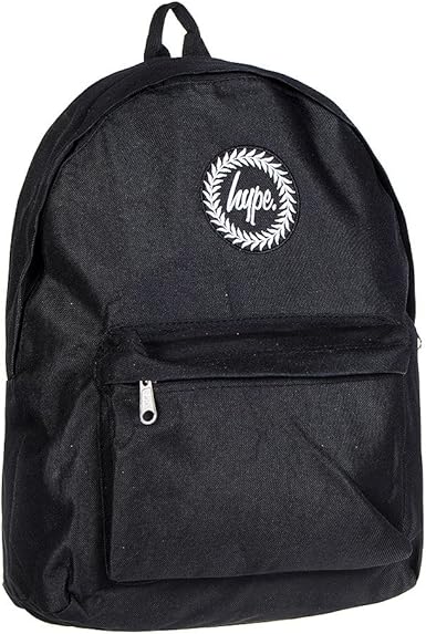 plain black hype bag