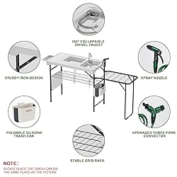 Dragosum Fish Cleaning Table, Portable Folding