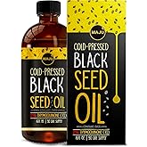 MAJU's Black Seed Oil 16oz: 3X Thymoquinone, Cold Pressed, 100% Turkish Black Cumin Nigella Sativa Seed Oil (Better Than Organic), Non-GMO, 100% Liquid Pure Blackseed, Glass Bottle