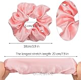 DIWUJI 40pcs Silk Satin Hair Scrunchies Strong Elastic Bobble Bands Women Girls view 4