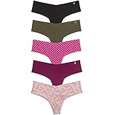 Victoria's Secret Women's No Show Thong Underwear, Panties for Women, Multi Pack (XS-XXL)