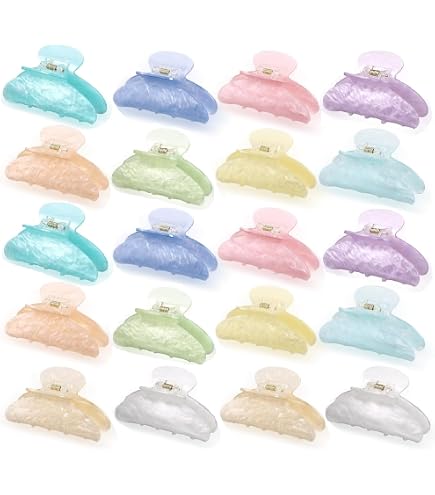 Amazon.com : Yuxung 16 Pcs Large Acrylic Hair Claw Clips  display picture 1