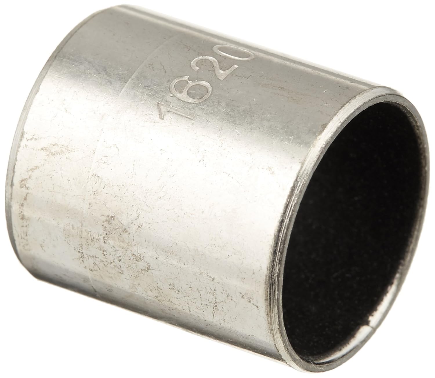 2 x 20mm Length x 18mm OD x 16mm Bore Silver Tone Plain Sleeve Bearing