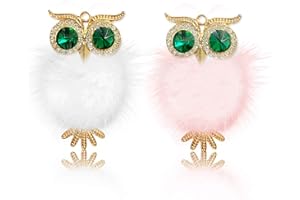 KEEPFINE Car Diffuser Vent Clip,2pcs Owl Cute Car Air Freshener,Bling Crystal Car Air Vent Clip Charms Car fresheners for Women(Owl)