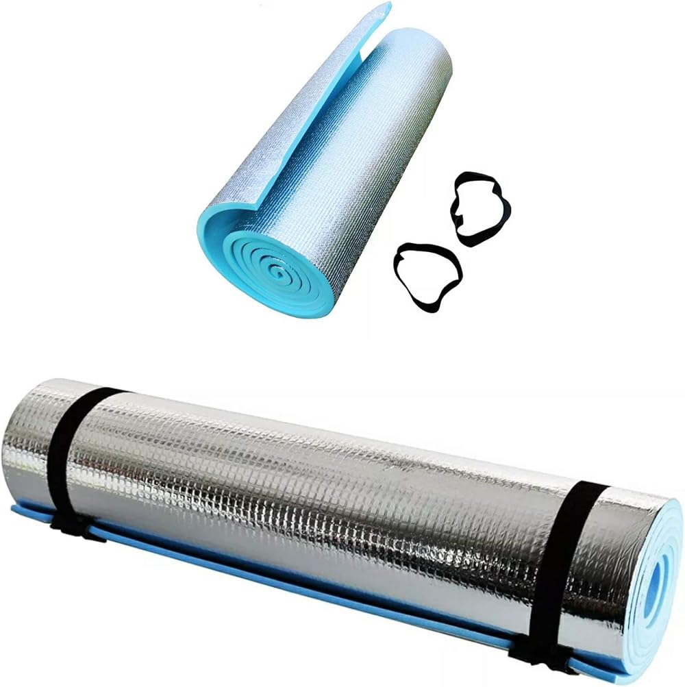 ADEPTNA Heavy Duty Waterproof Roll Up Mat 180x50x0.6cm EVA Foam Blue