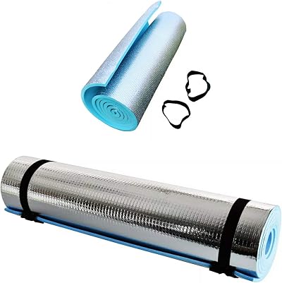 ADEPTNA Heavy Duty Waterproof Roll Up Mat 180x50x0.6cm EVA Foam Blue