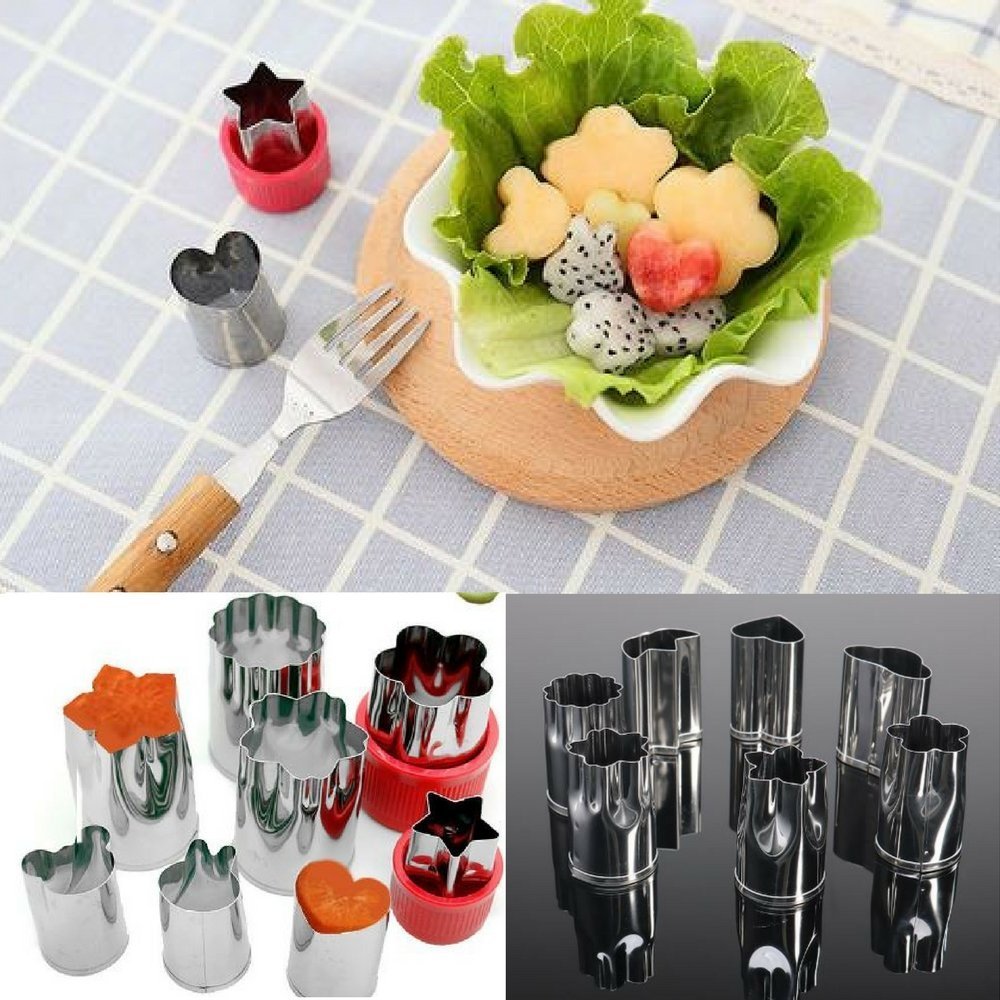 Buy Fruit And Vegetable Cutter Shapes With 8 Different Shapes Mini