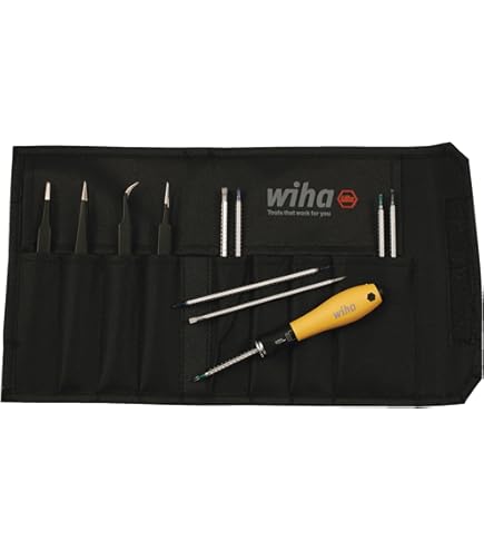 Professional ESD Precision Tweezers ZP09014 SS 135mm Wiha 32326