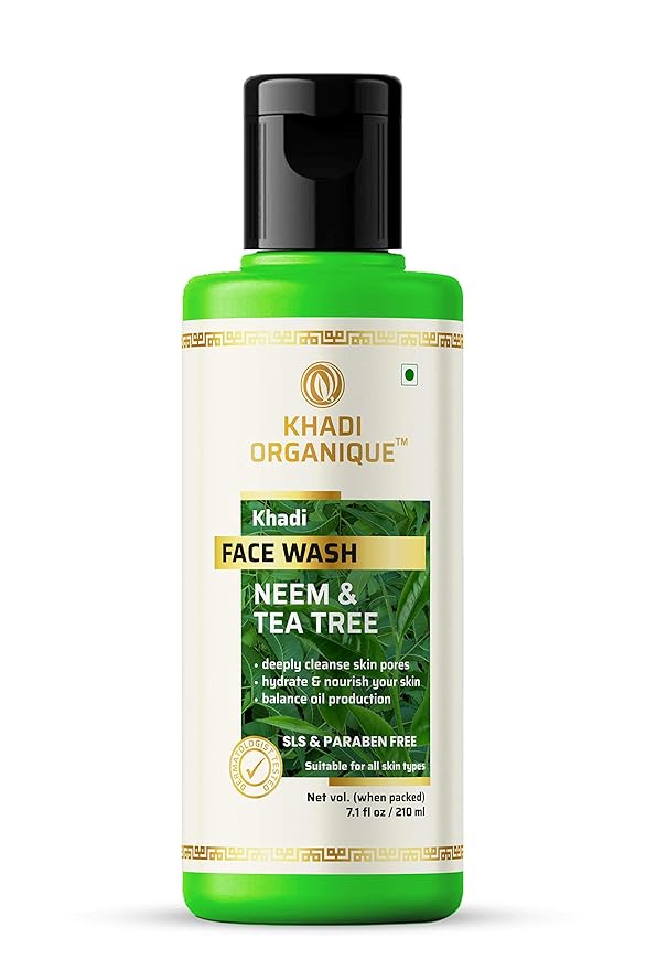 khadi neem and tea tree face wash ingredients