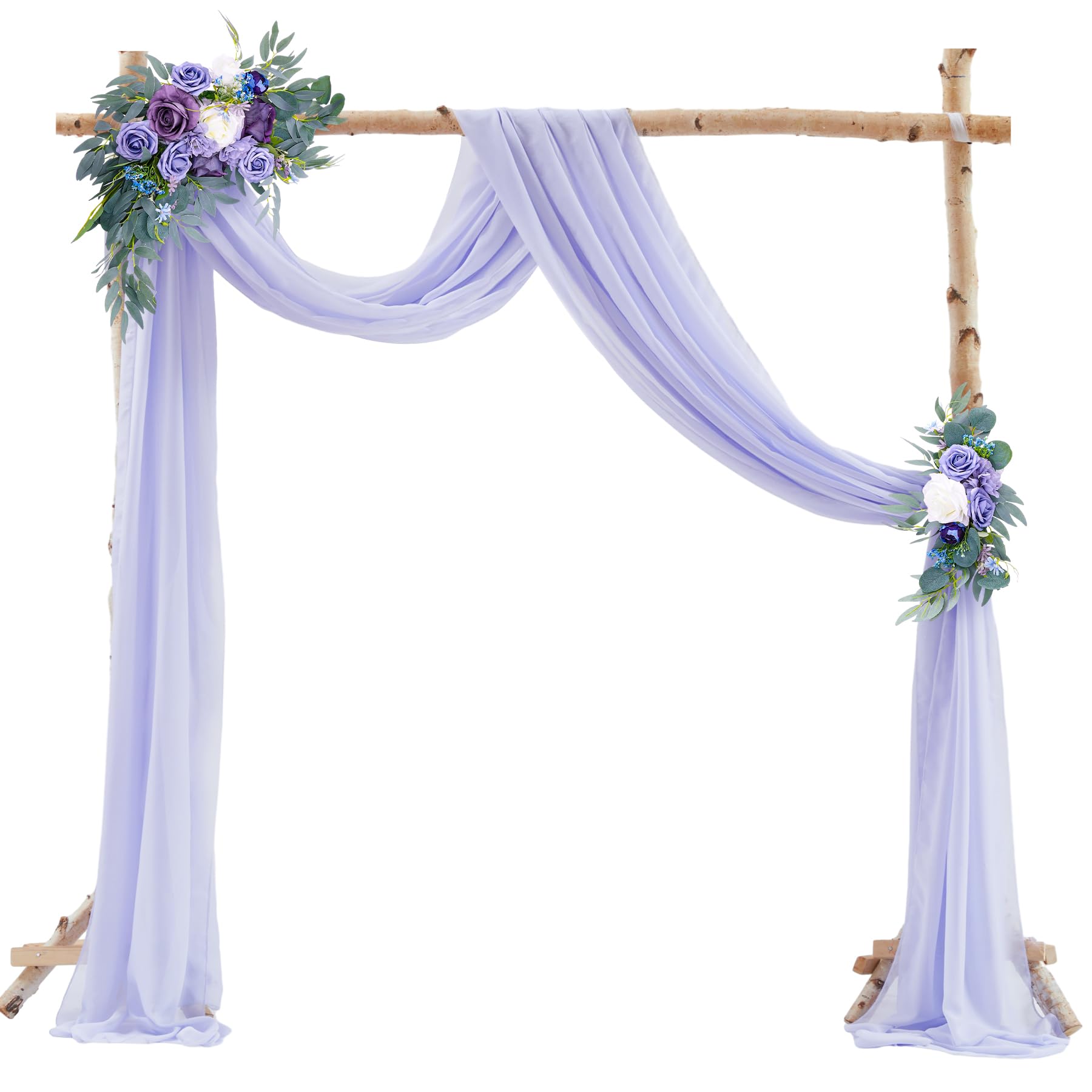 PARTISKY Wedding Arch Draping Fabric,1 Panel 18FT