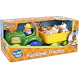 kiddieland old macdonald farm tractor & trailer set