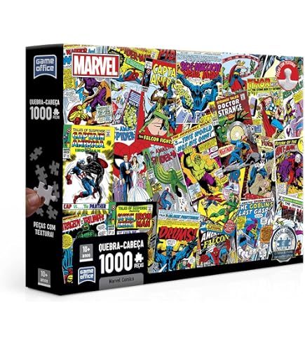 Clementoni Quebra-cabeça Marvel Os Vingadores 500 peças - pôster