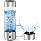 2025 Upgrade Hydrogen Water Bottle Generator, 2 in 1 Hydroh Hydrogen Water Bottle with SPE/PEM Technology, 460ml Portable Rechargeable Ionizer Machine for Home, Office, Travel and Fitness