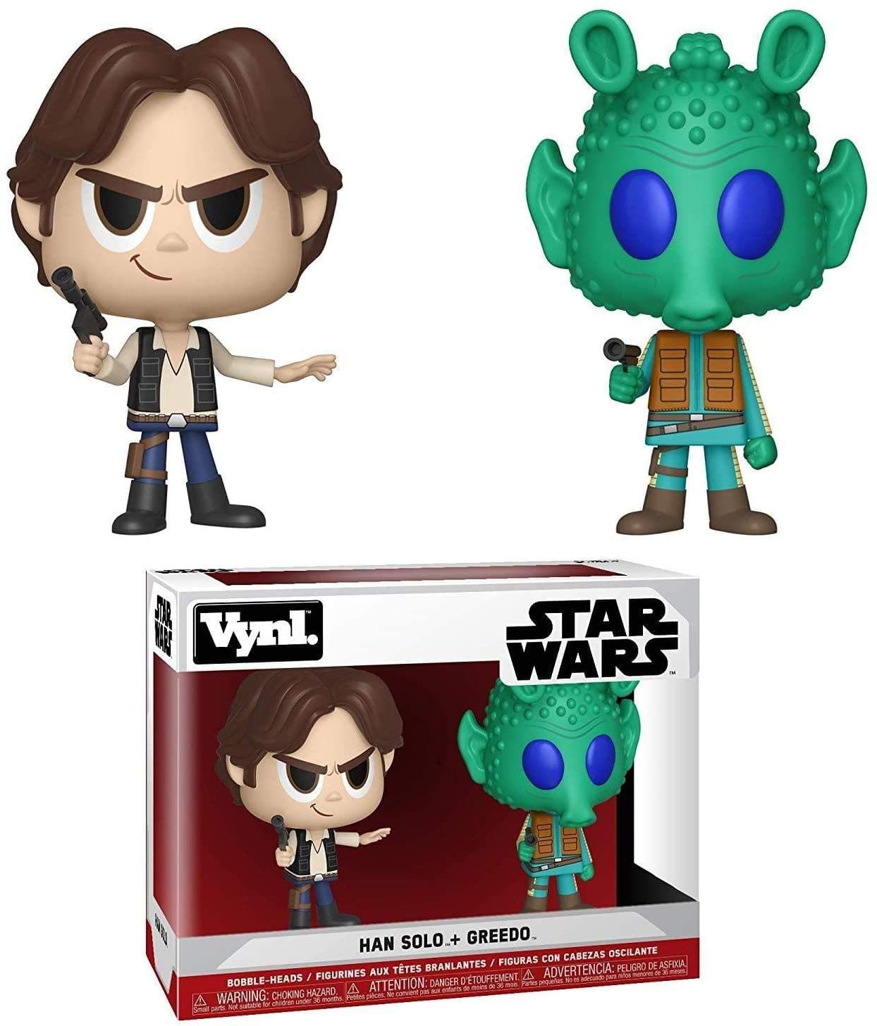 VYNL 4" 2-Pack: Star Wars: Han Solo & Greedo