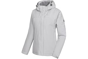 Little Donkey Andy Women's Waterproof Ski Snowboarding Jacket Windproof Warm Coat with Detachable Hood
