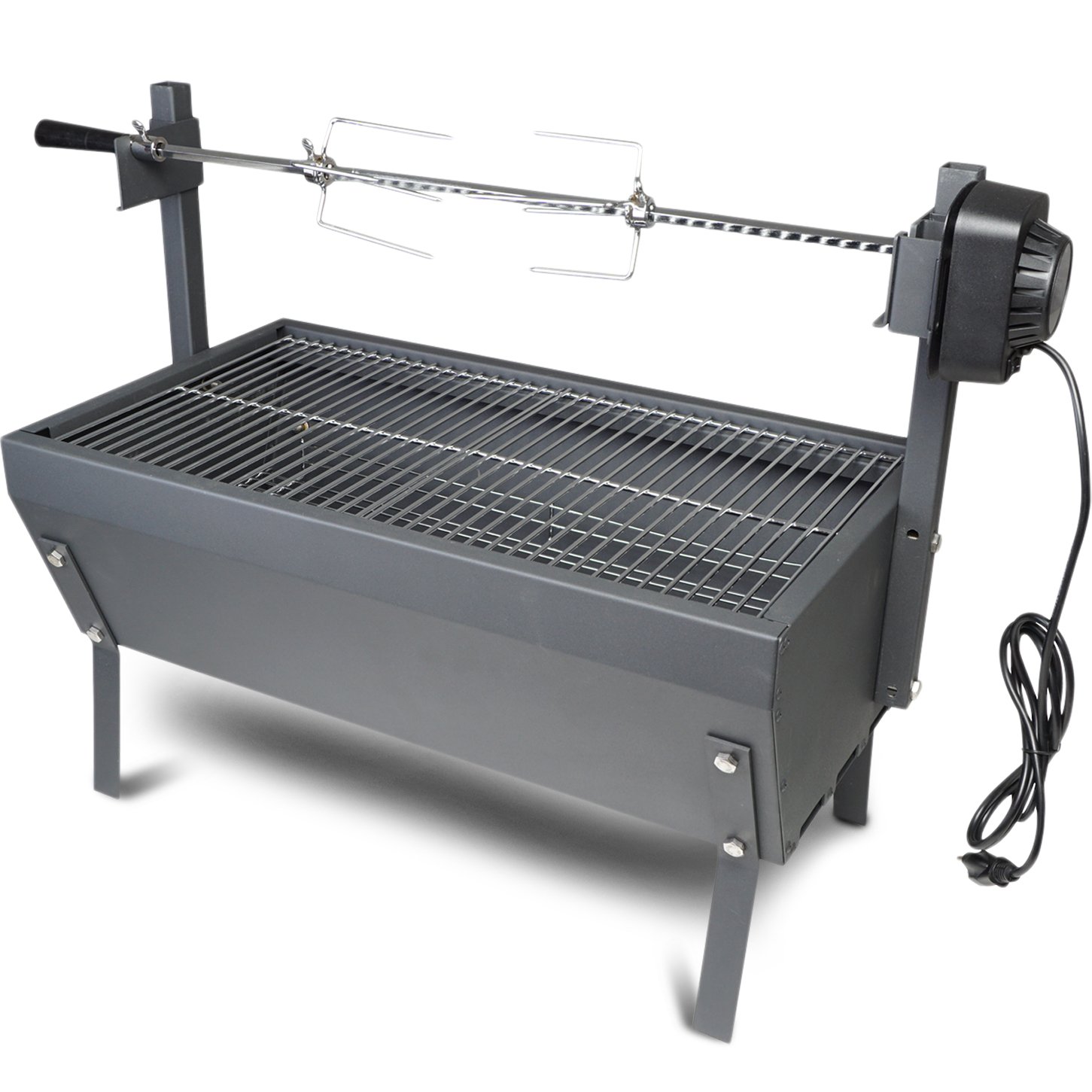 charcoal bbq grill with rotisserie