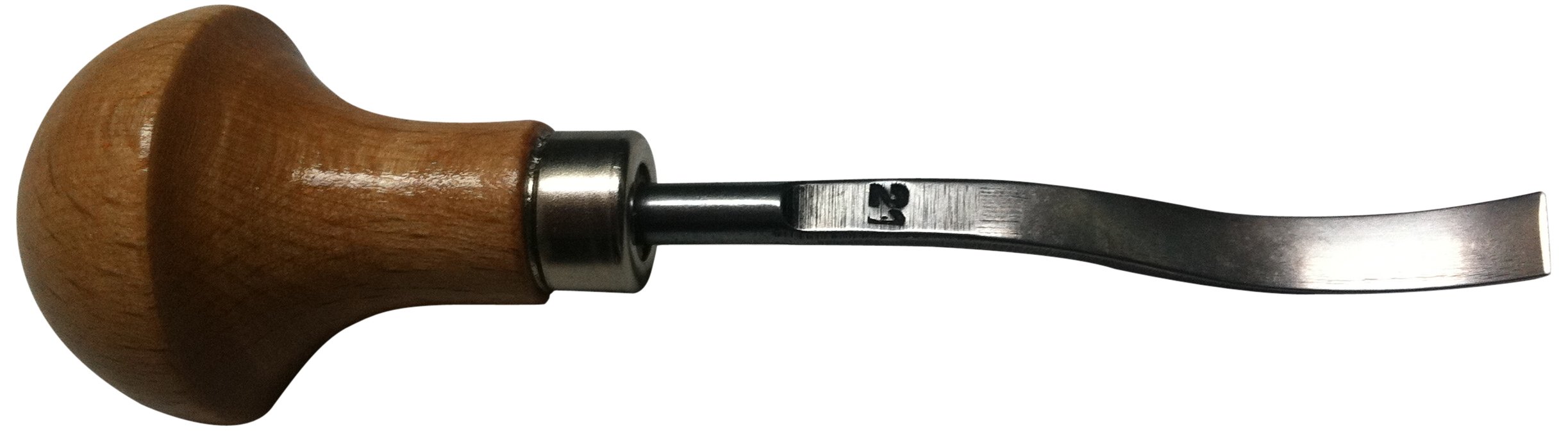 Stubai 582107 Wood Carving Chisel "Micro" Type 21, Silver/Beige, 7 mm