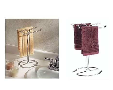 Interdesign Axis Countertop Hand Towel Holder For Bathroom