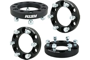 HISH Forged 1inch 6X5.5 Wheel Spacers for Tacoma 4Runner Tundra FJ Land Cruiser Black, 1"(25mm) 6x139.7mm Thread Pitch M12x1.5 Hub Bore 108mm Adapters, Not Hubcentric