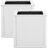 2 Pack 211+ Replacement Filter Compatible with Blue Pure 211+ and 211+ Auto Air Purifier, 2-Stage Filtration System of H13 True Filter & Activated Carbon Filter