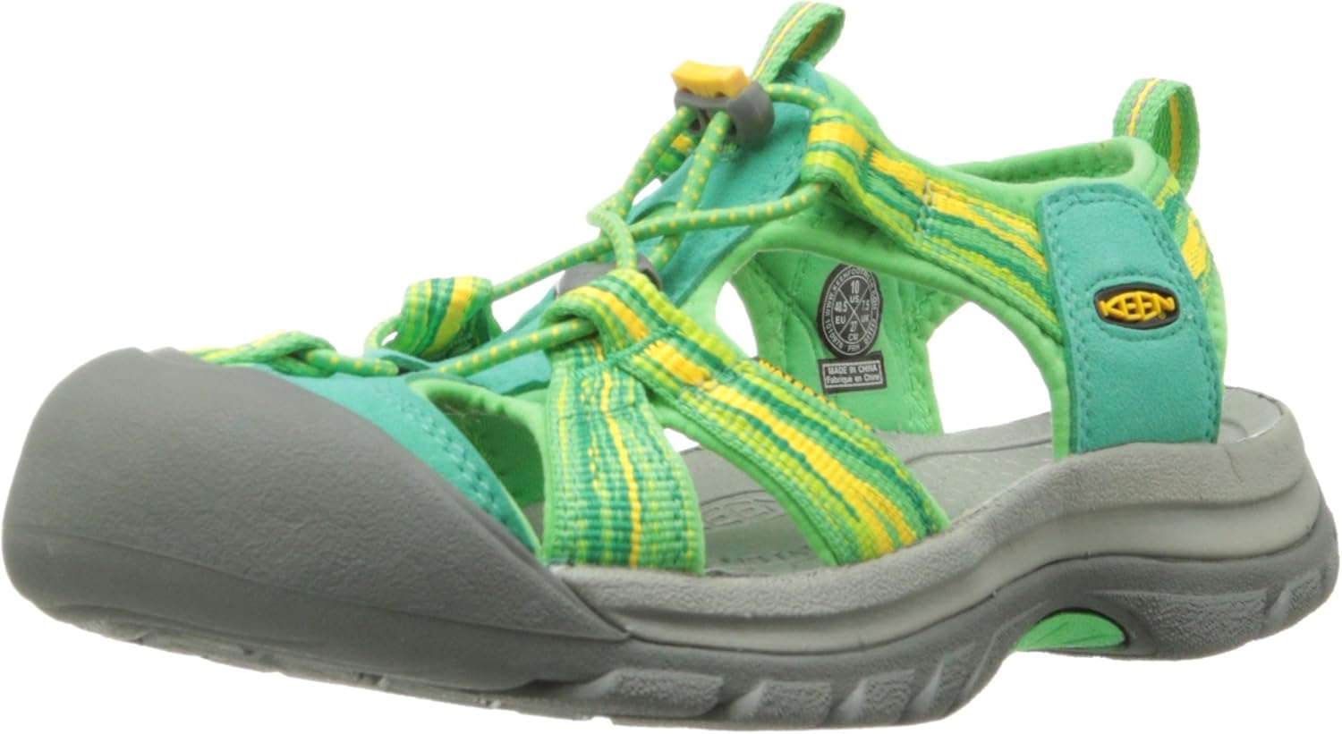Amazon.com | KEEN Women's Venice H2 Sandal, Simply Green/Yellow, 7 M US | Sport Sandals & Slides