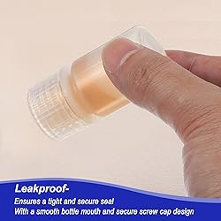 PATIKIL 12Pcs 30ml Reagent Bottles, PP Wide Mouth