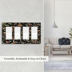 Rustic Grey Wooden Board Barn Door Green Leaves 4