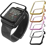Apple Watch Case, Bandmax 42MM Lightweight Metal Bumper Black Gun Plated Hard Protective Case for Apple Watch Sport/Edition Series 2/Series 1 42MM All Versions (42MM Black)