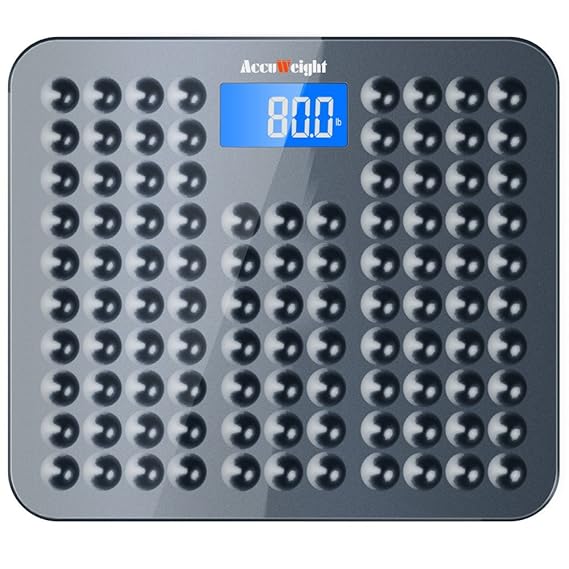 Accuweight High Accuracy Skidproof Digital Body Weight Bathroom Scale